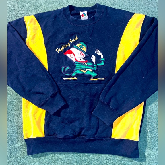 Vintage - Notre Dame Embroidered Crewneck - Picture 2 of 5